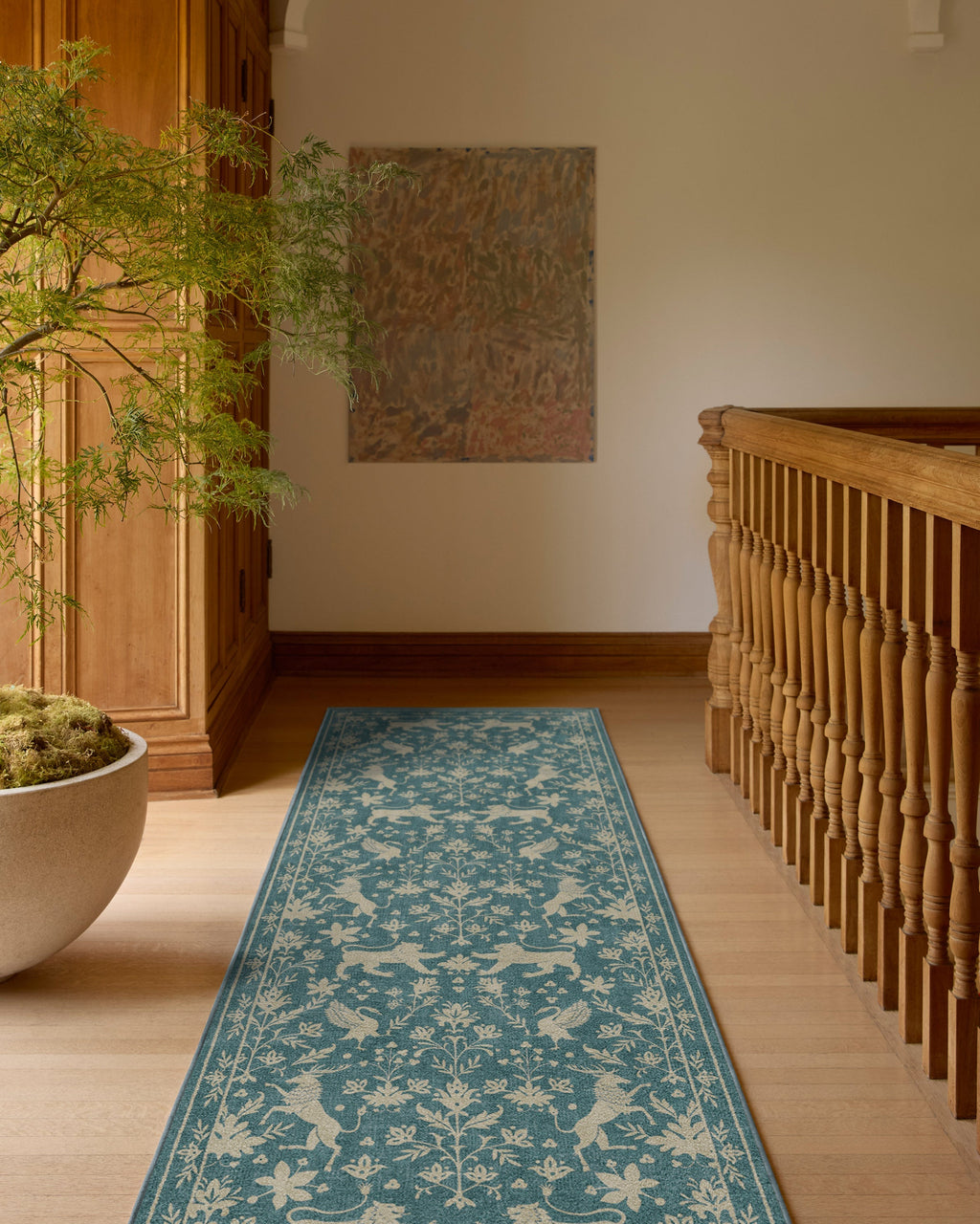 Wintermere Soft Teal Flatwoven Rug