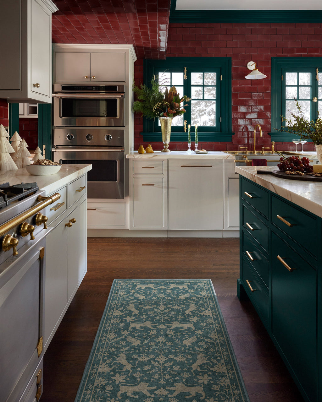 Wintermere Soft Teal Flatwoven Rug