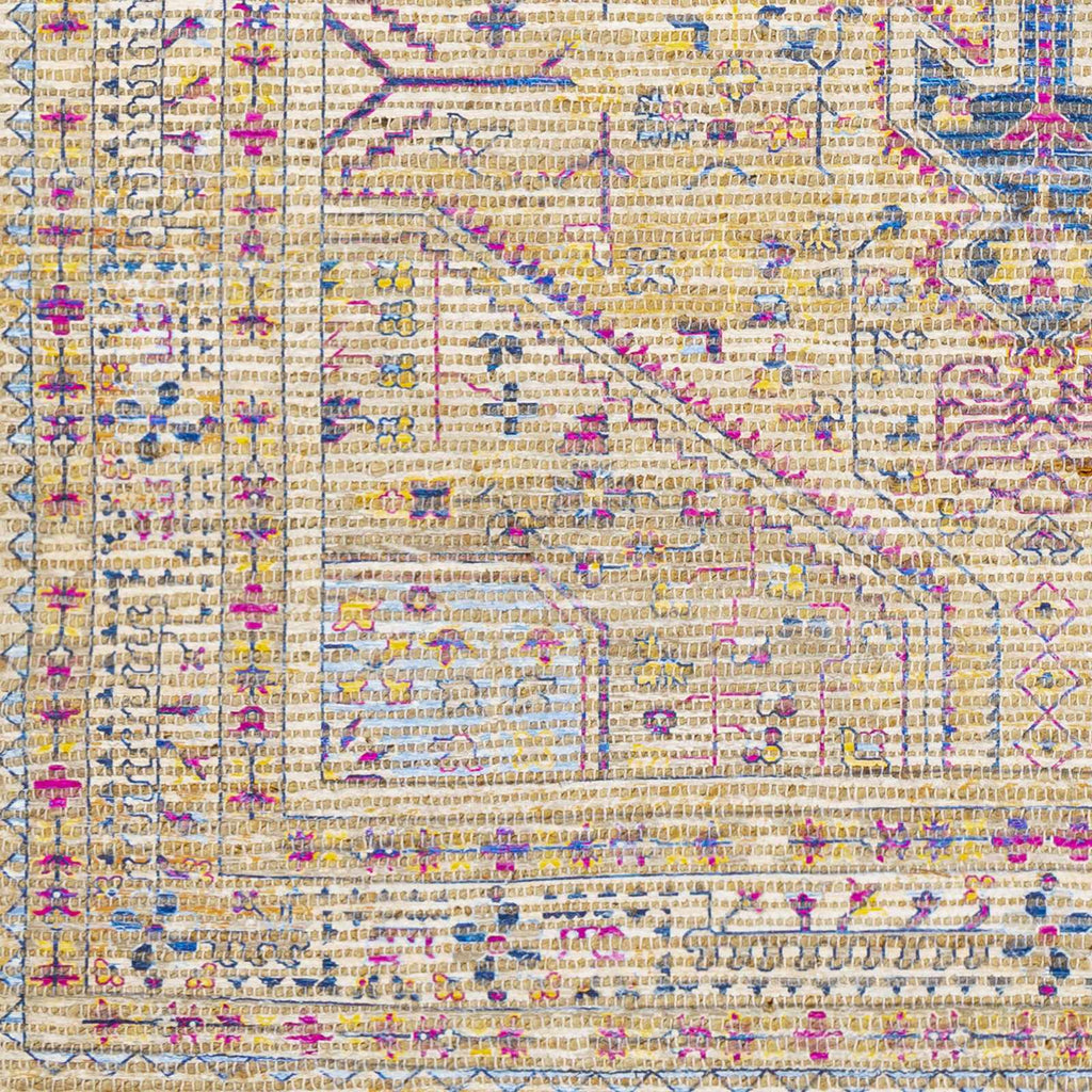 Wallburg Hand Woven Colorful Tassel Rug - Clearance