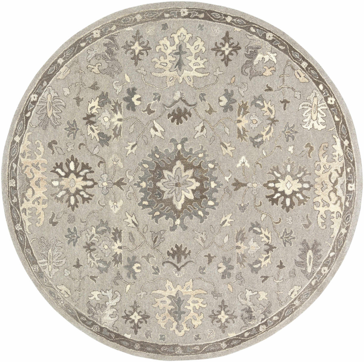 Willimantic Beige Thick Wool Rug