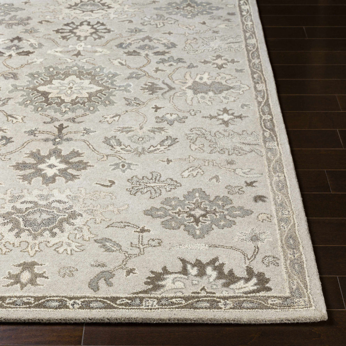 Willimantic Beige Thick Wool Rug