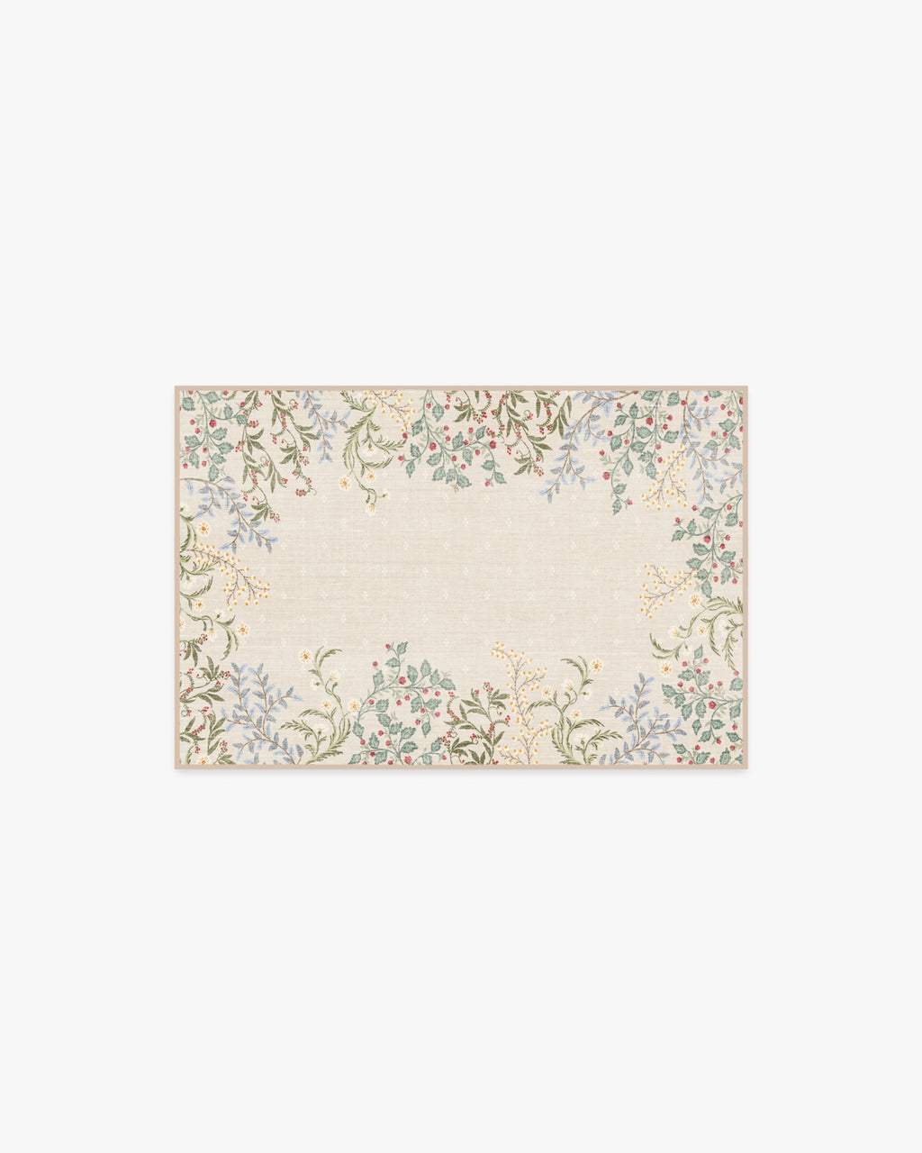 Woodland Flora Cream Rug