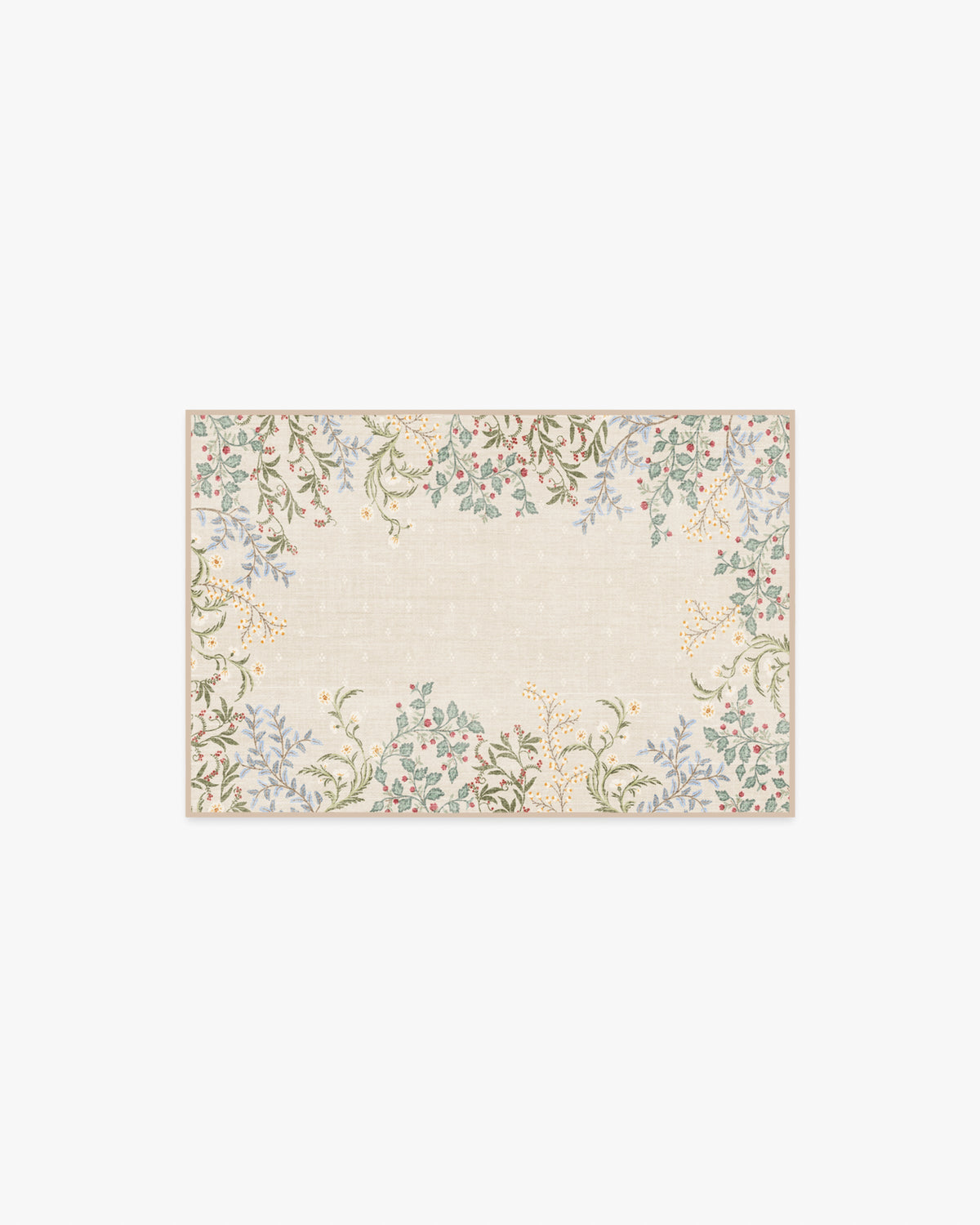 Woodland Flora Cream Rug