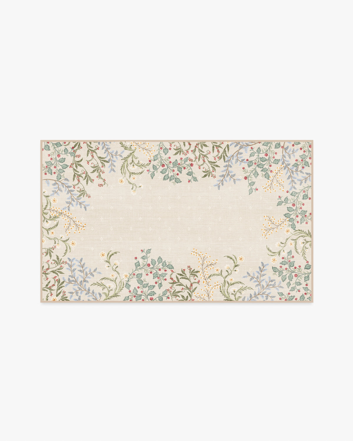 Woodland Flora Cream Rug