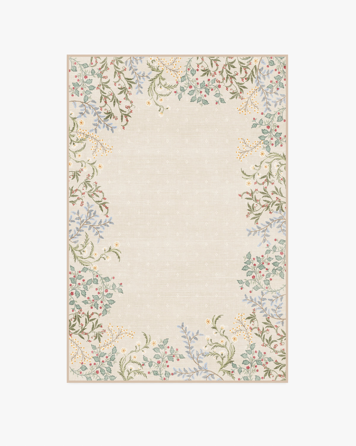 Woodland Flora Cream Rug