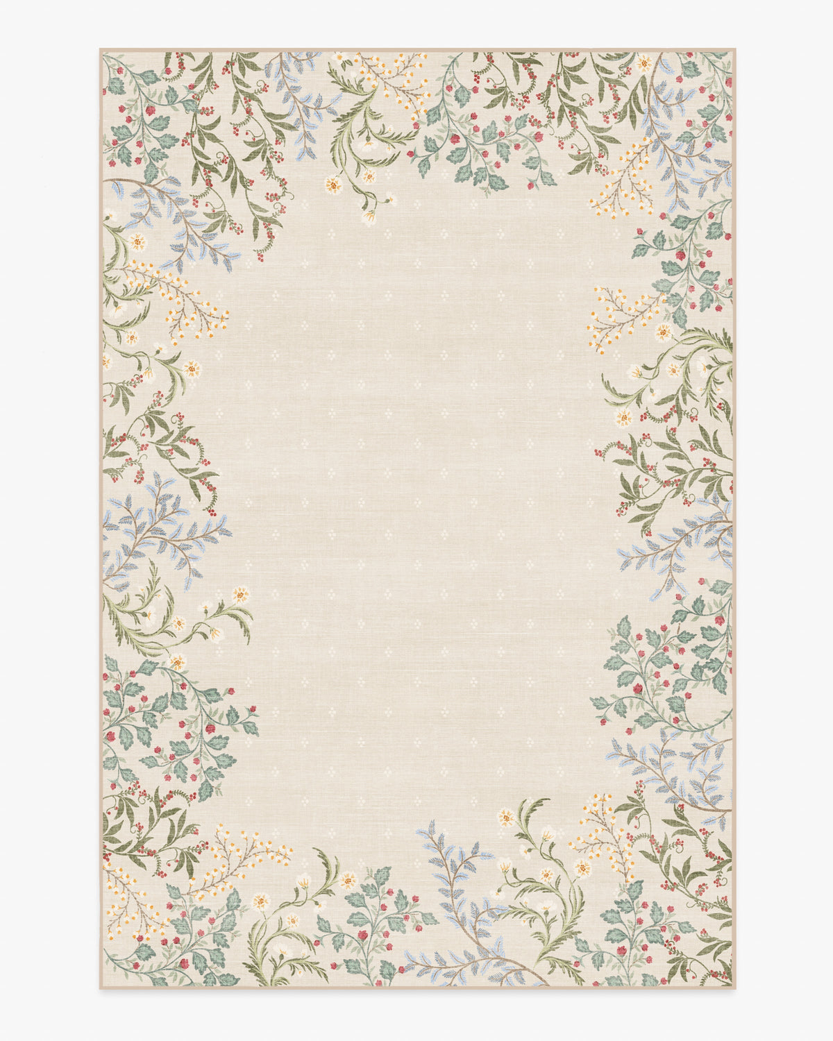 Woodland Flora Cream Rug