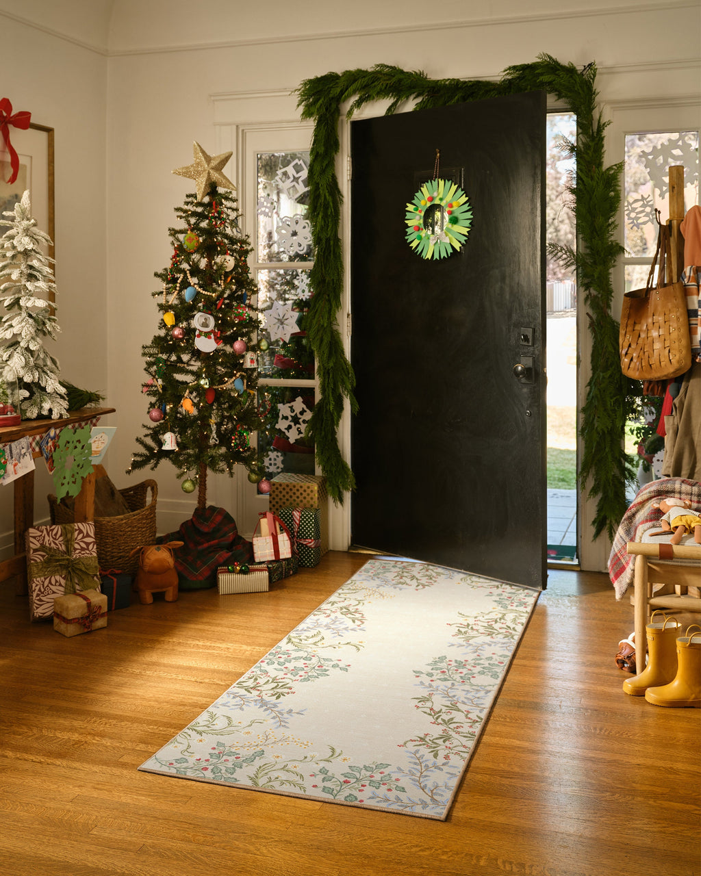 Woodland Flora Cream Rug