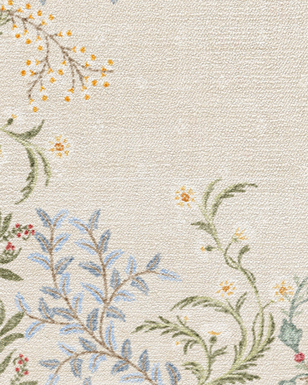 Woodland Flora Cream Rug