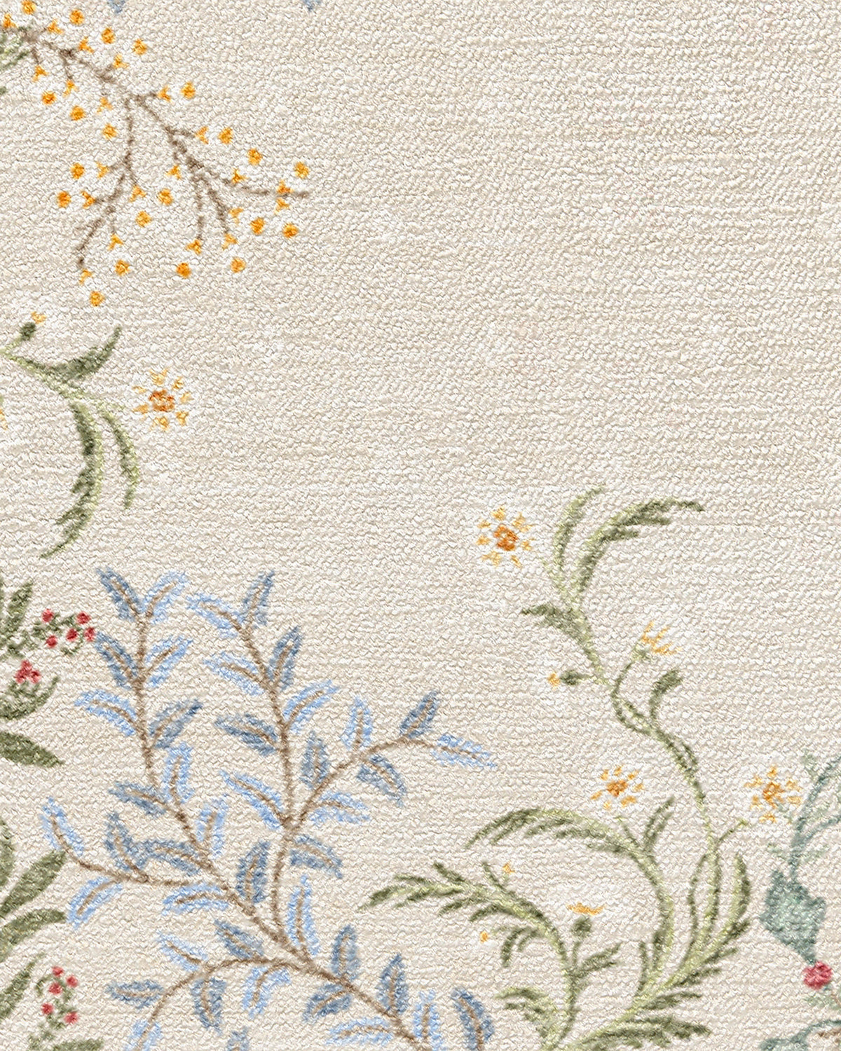 Woodland Flora Cream Rug