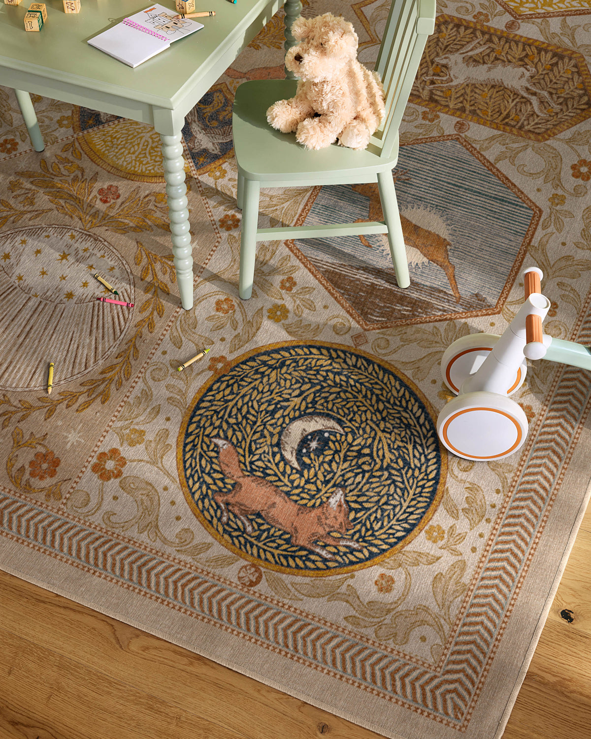 Woodland Wanderer Natural Flatwoven Rug