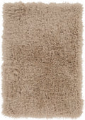 Woodridge Solid Brown Shag Area Rug - Clearance