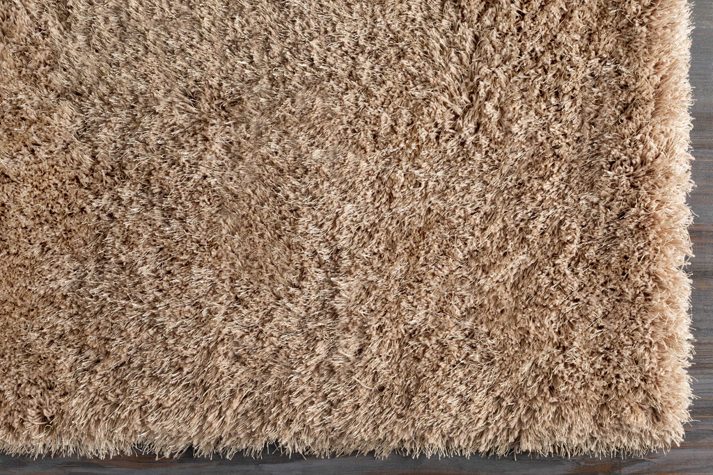 Woodridge Solid Brown Shag Area Rug - Clearance