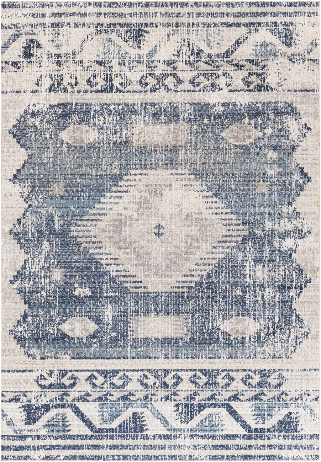 Westmount Denim Aztec Outdoor Area Rug