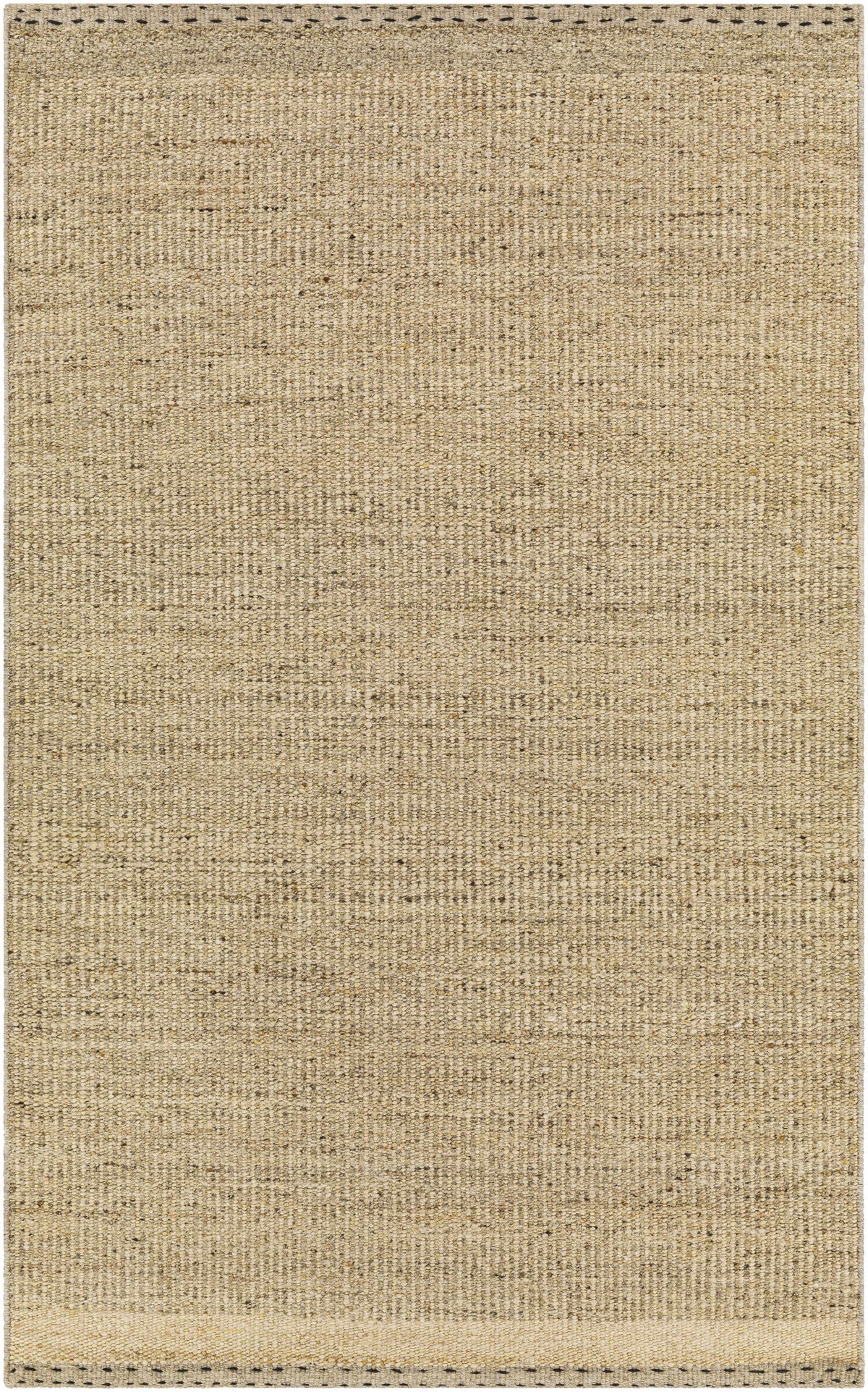 Yaniklar Beige Flat Woven Wool Rug