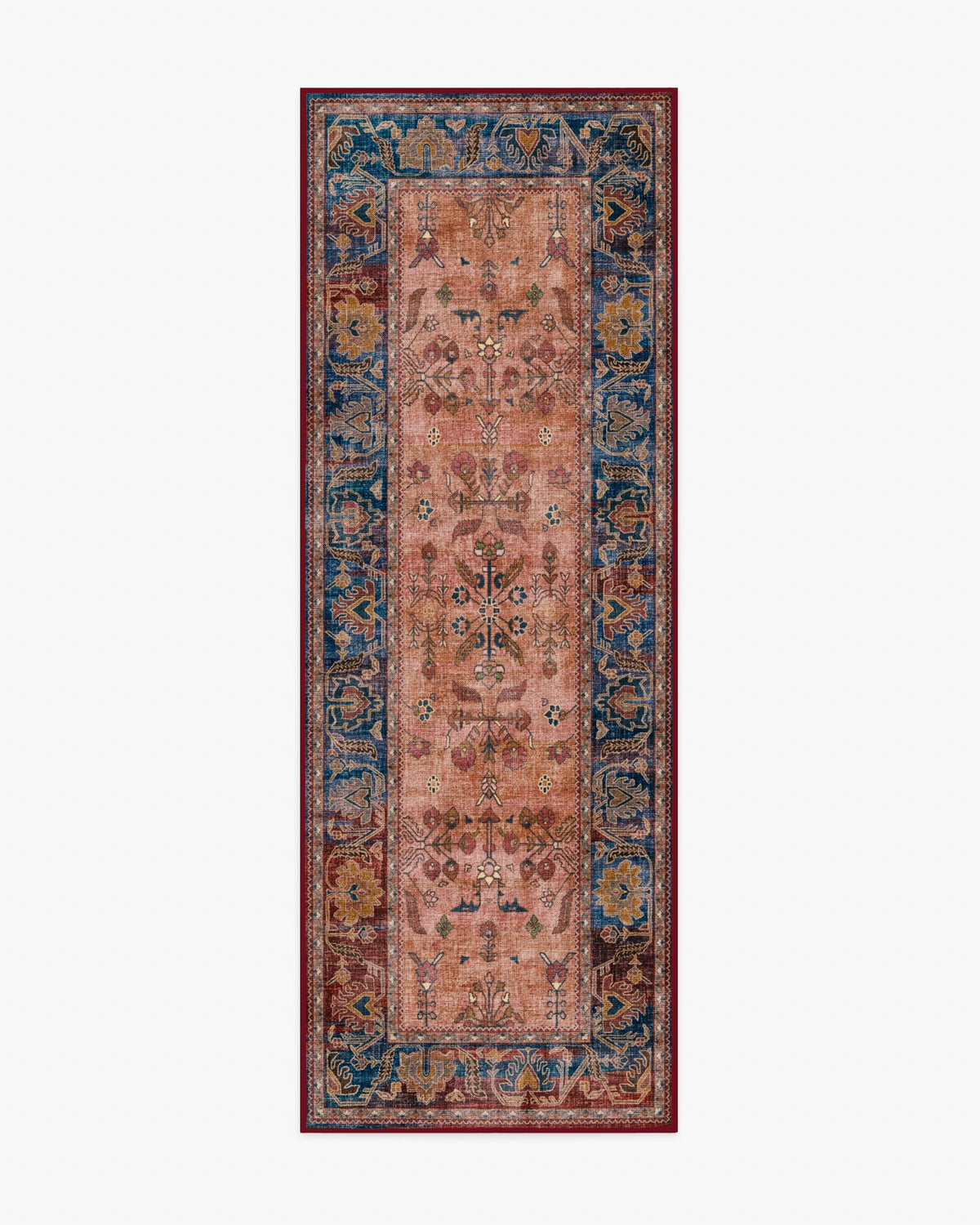 Yara Navy & Bronze Flatwoven Rug