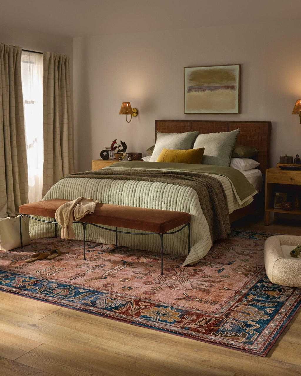 Yara Navy & Bronze Rug