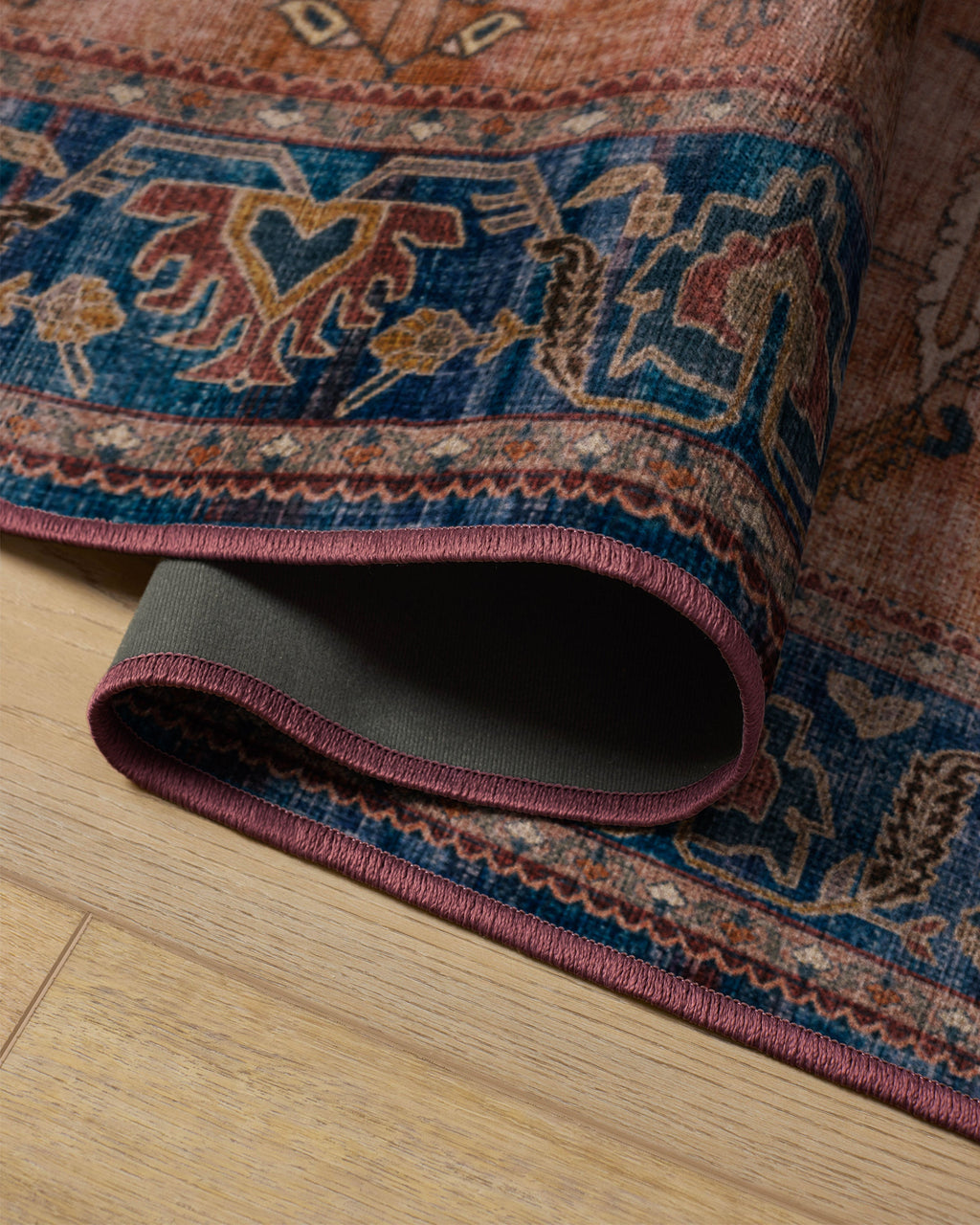 Yara Navy & Bronze Flatwoven Rug