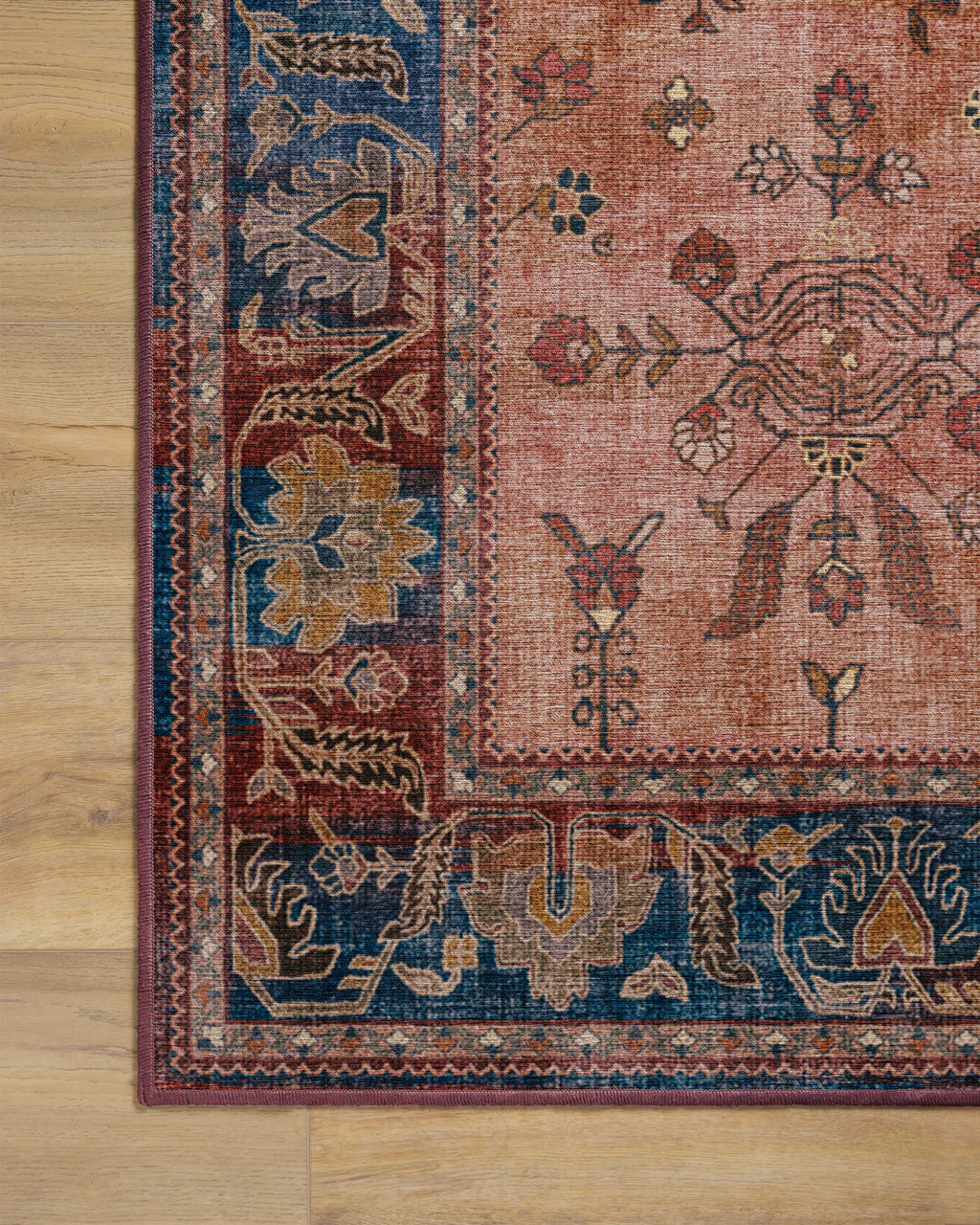 Yara Navy & Bronze Flatwoven Rug