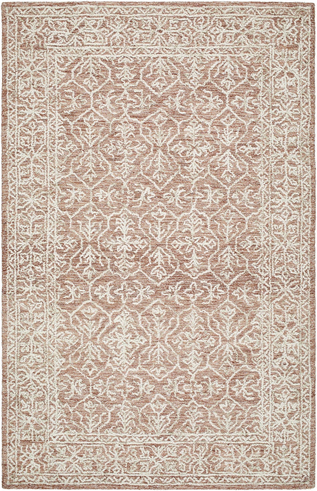 Yadid Brown Wool Area Rug