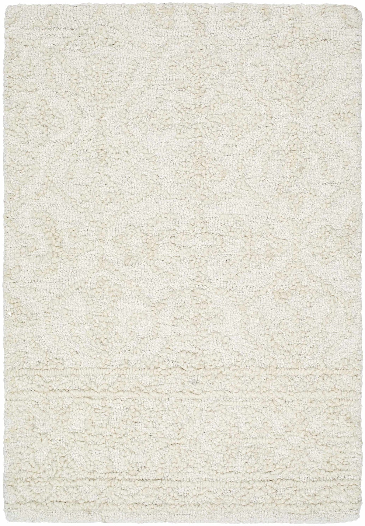 Yadid Cream Wool Area Rug