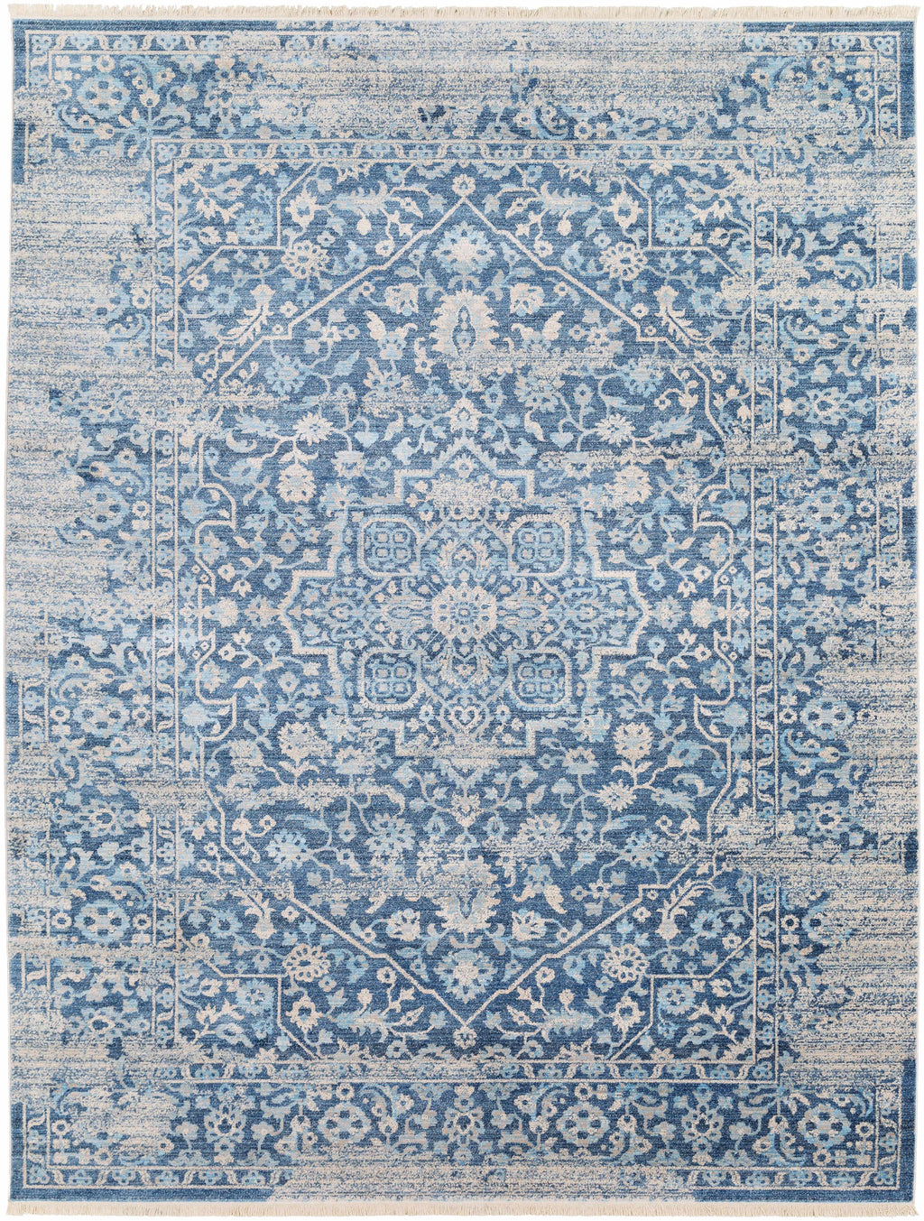 Yorkana Distressed Blue Rug - Clearance