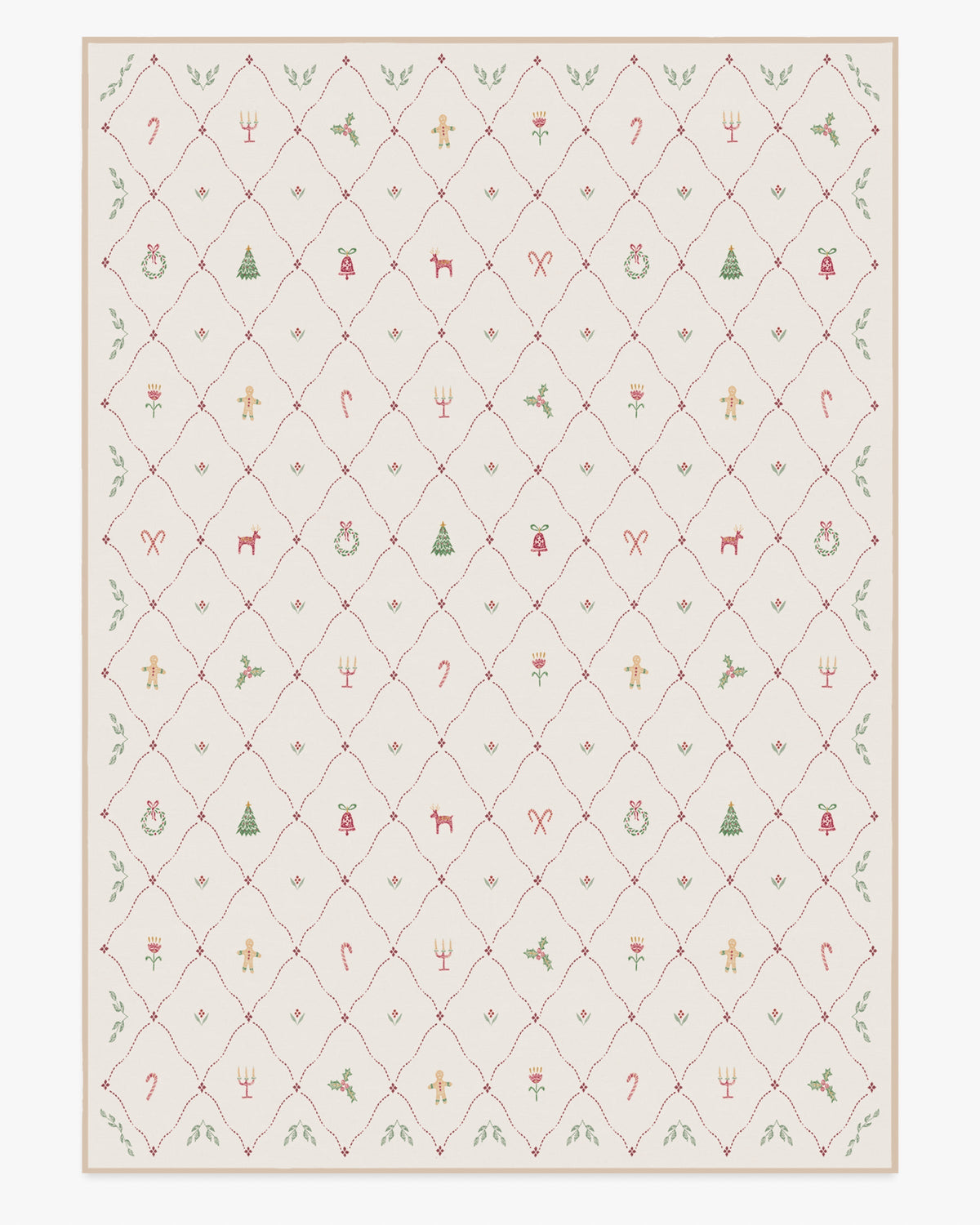 Yuletide Cream Rug