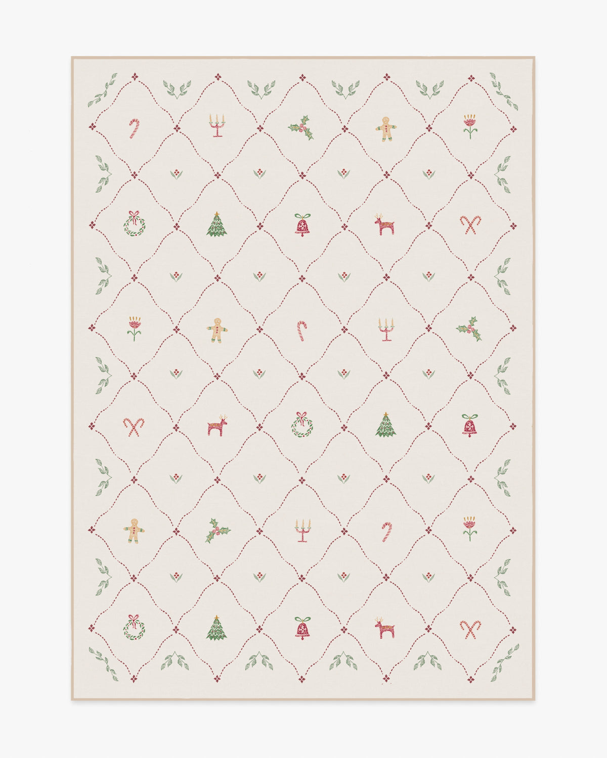 Yuletide Cream Rug