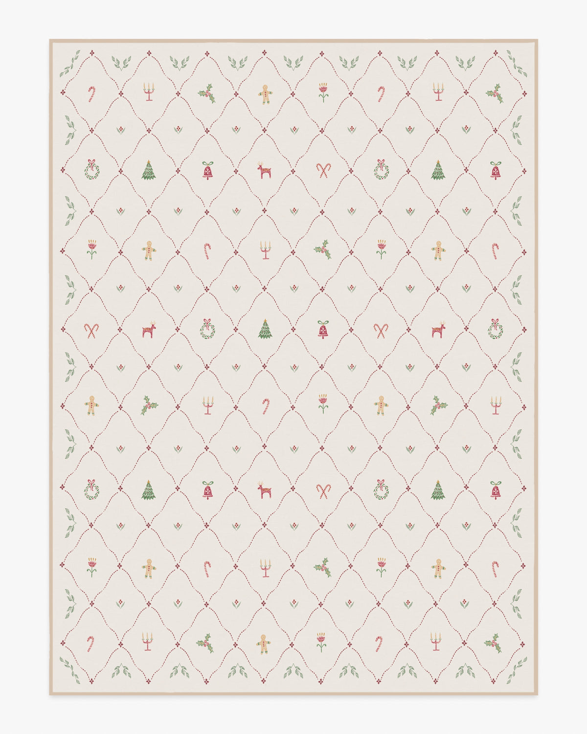 Yuletide Cream Rug