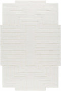 Yavor White Geometric Area Rug