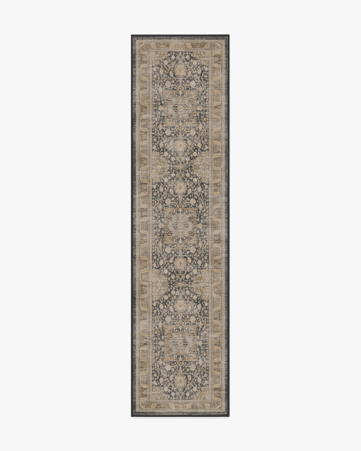 Zahra Ink & Vintage Citron Rug