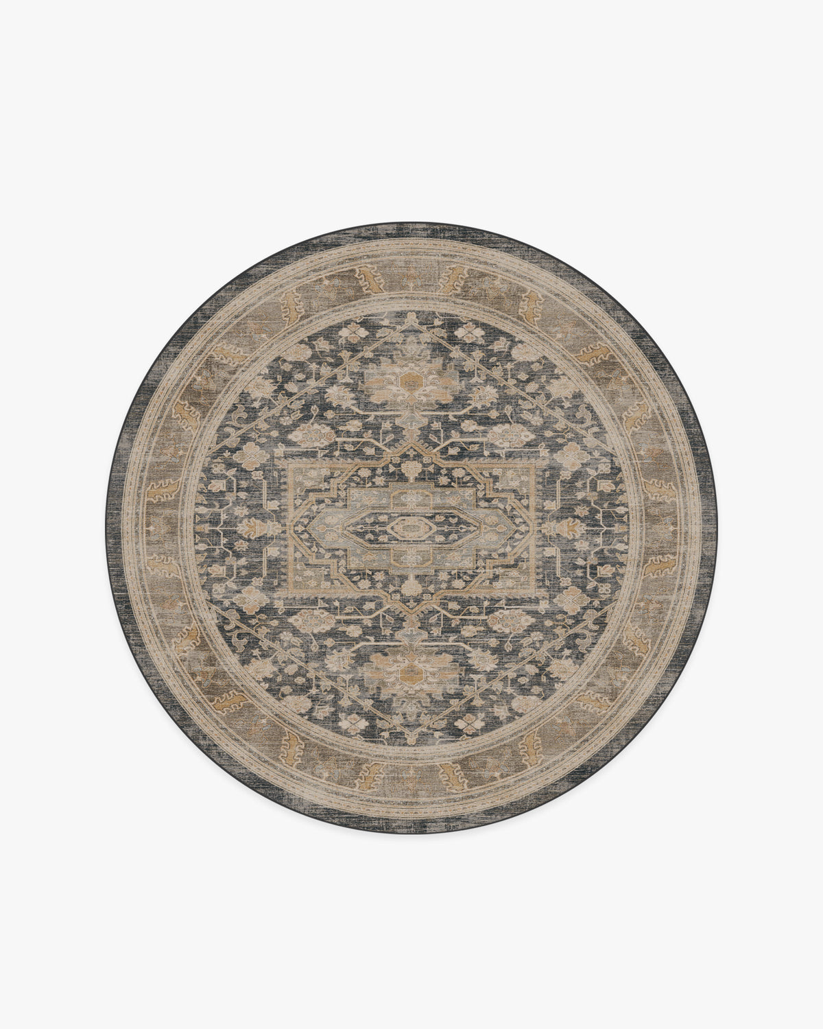 Zahra Ink & Vintage Citron Rug