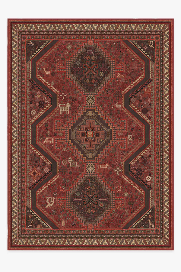 Zareen Scarlet Red Rug