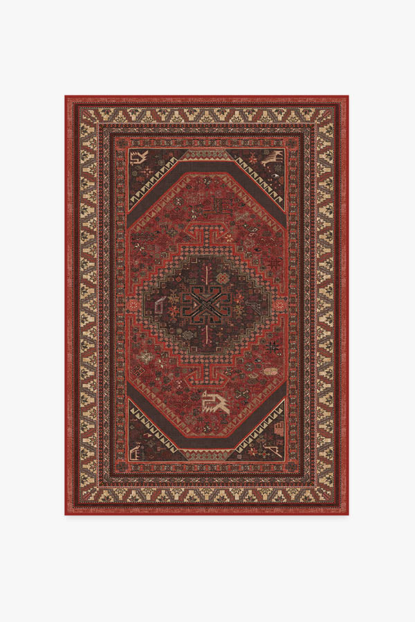 Zareen Scarlet Red Rug