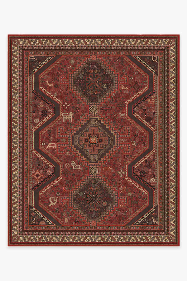 Zareen Scarlet Red Rug