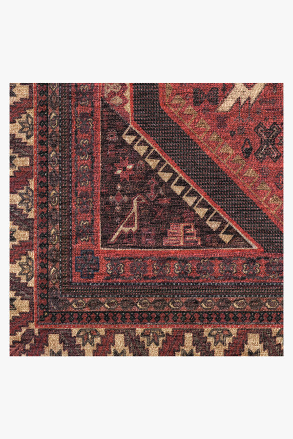 Zareen Scarlet Red Rug
