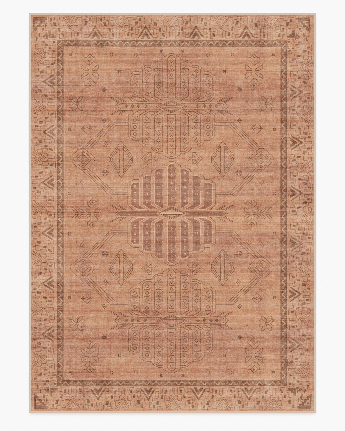 Zariah Rose & Rust Rug