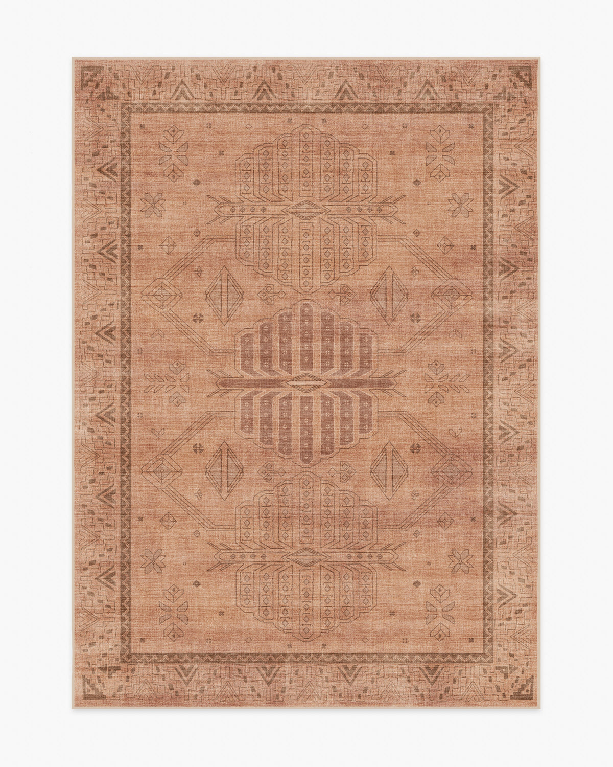 Zariah Rose & Rust Rug