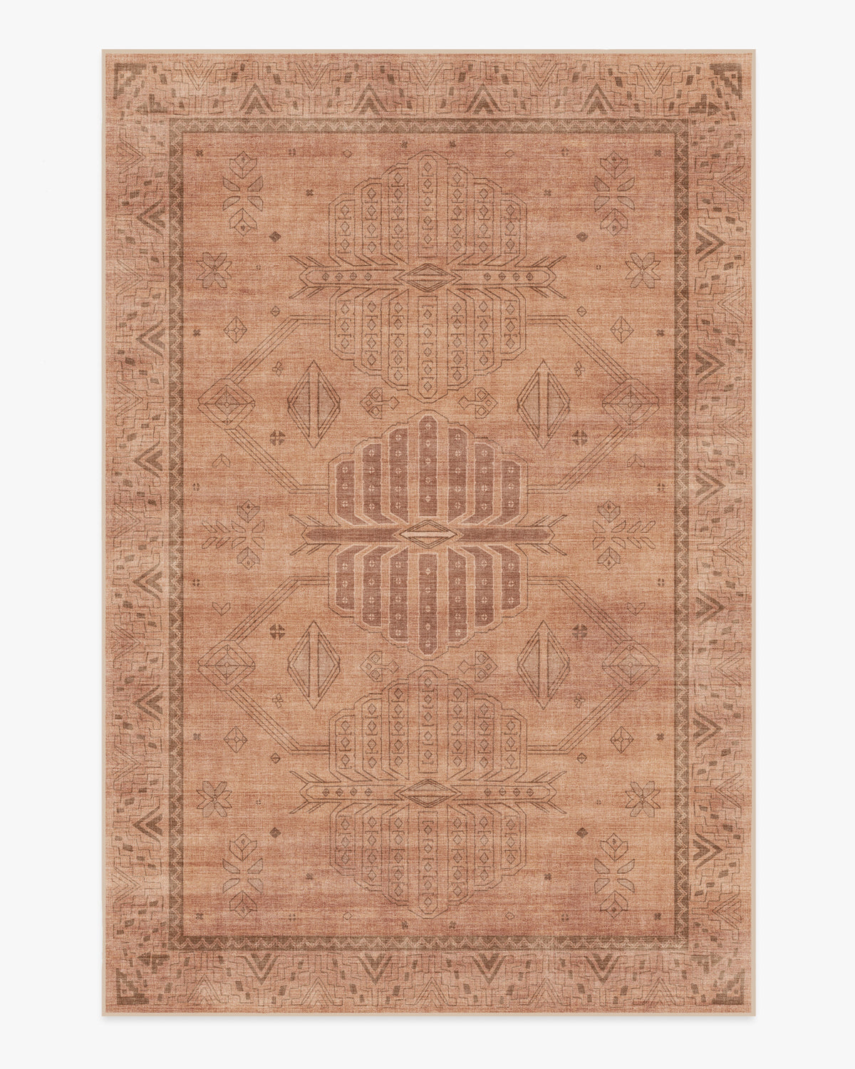 Zariah Rose & Rust Rug