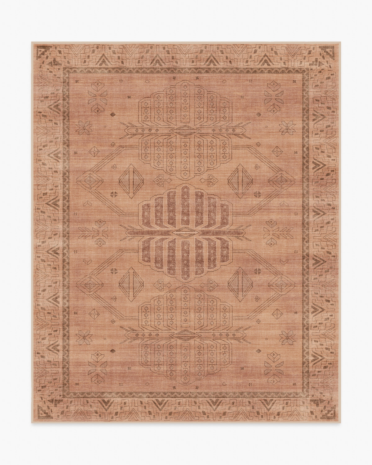 Zariah Rose & Rust Rug