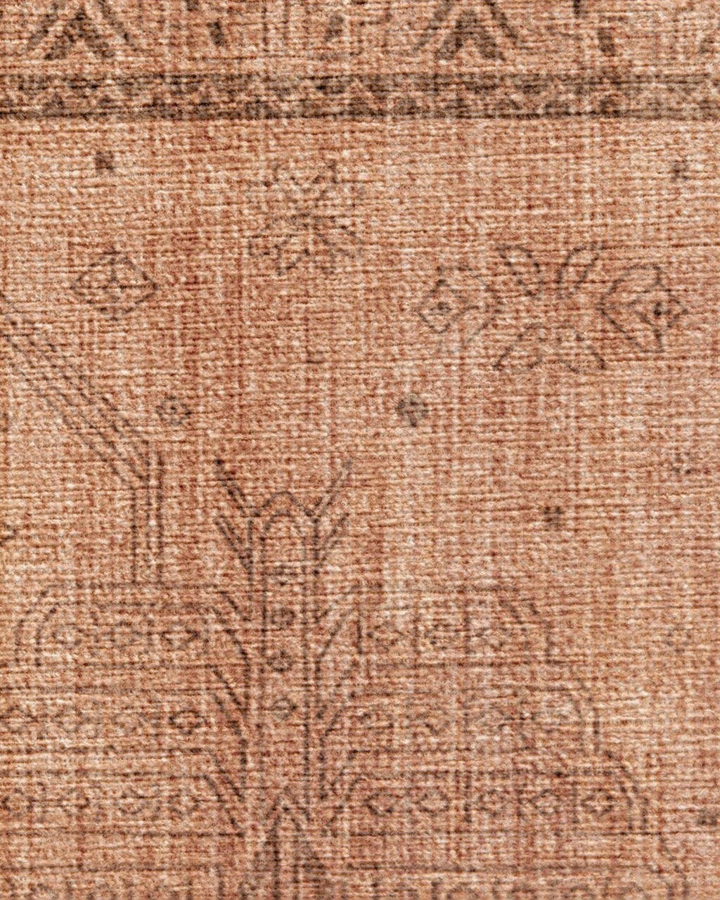 Zariah Rose & Rust Flatwoven Rug