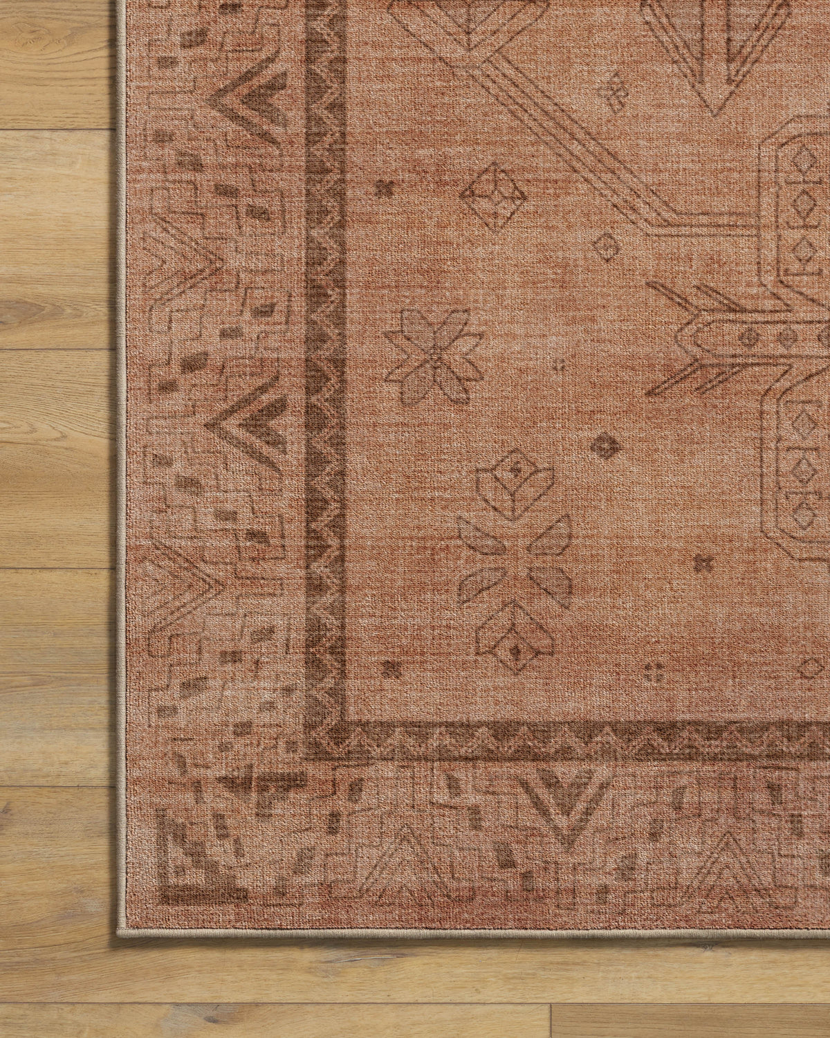 Zariah Rose & Rust Rug