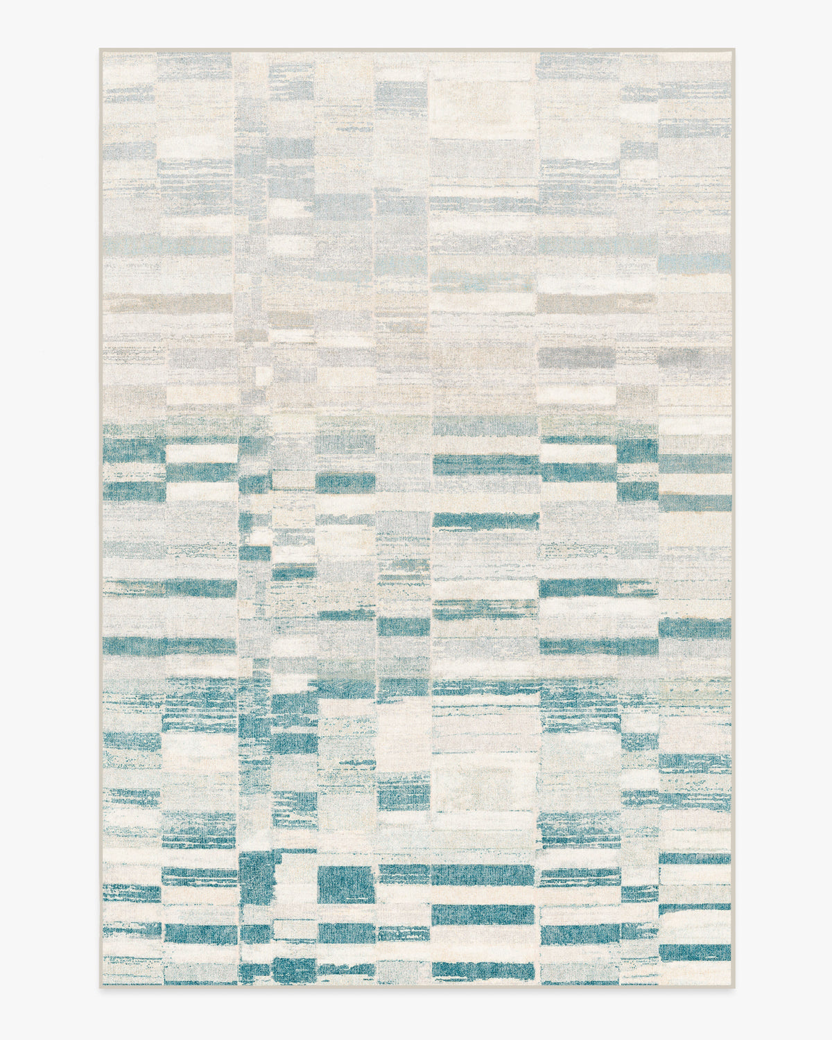 Zellige Blue Flatwoven Rug