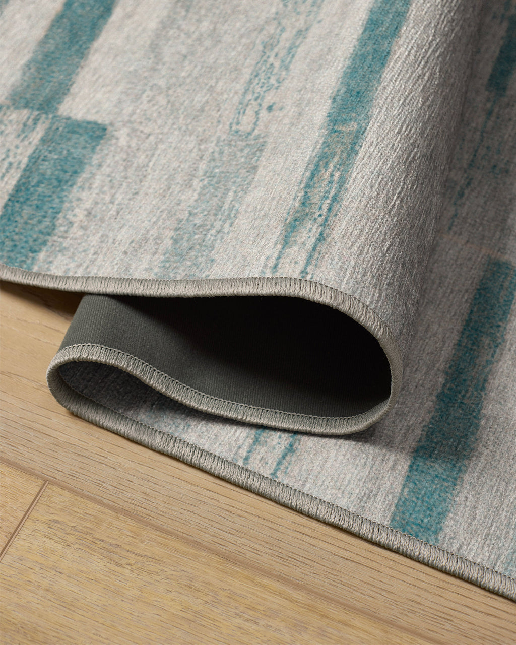 Zellige Blue Flatwoven Rug