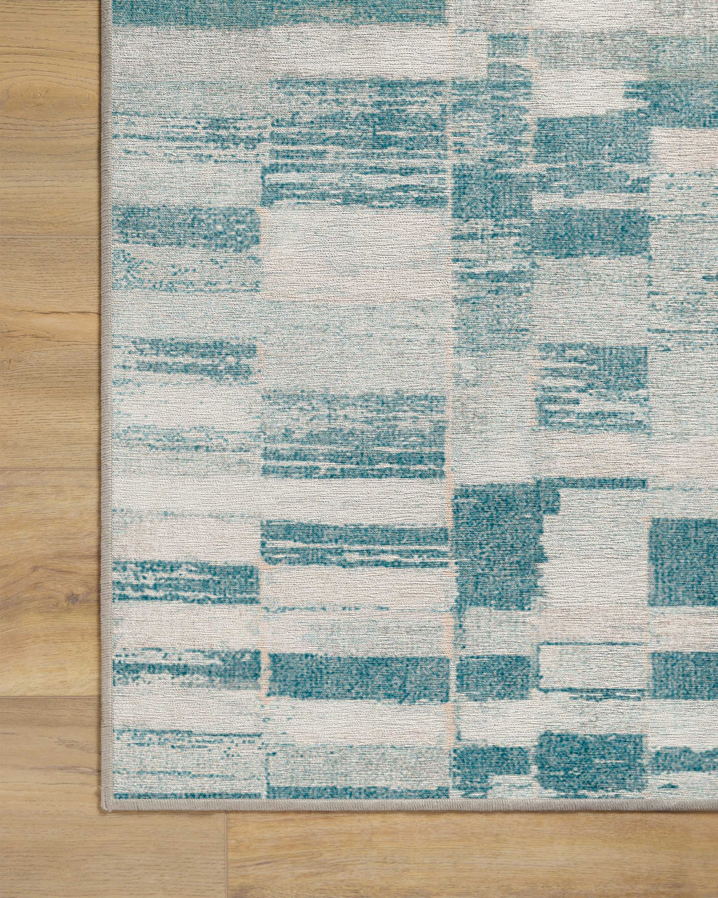 Zellige Blue Flatwoven Rug