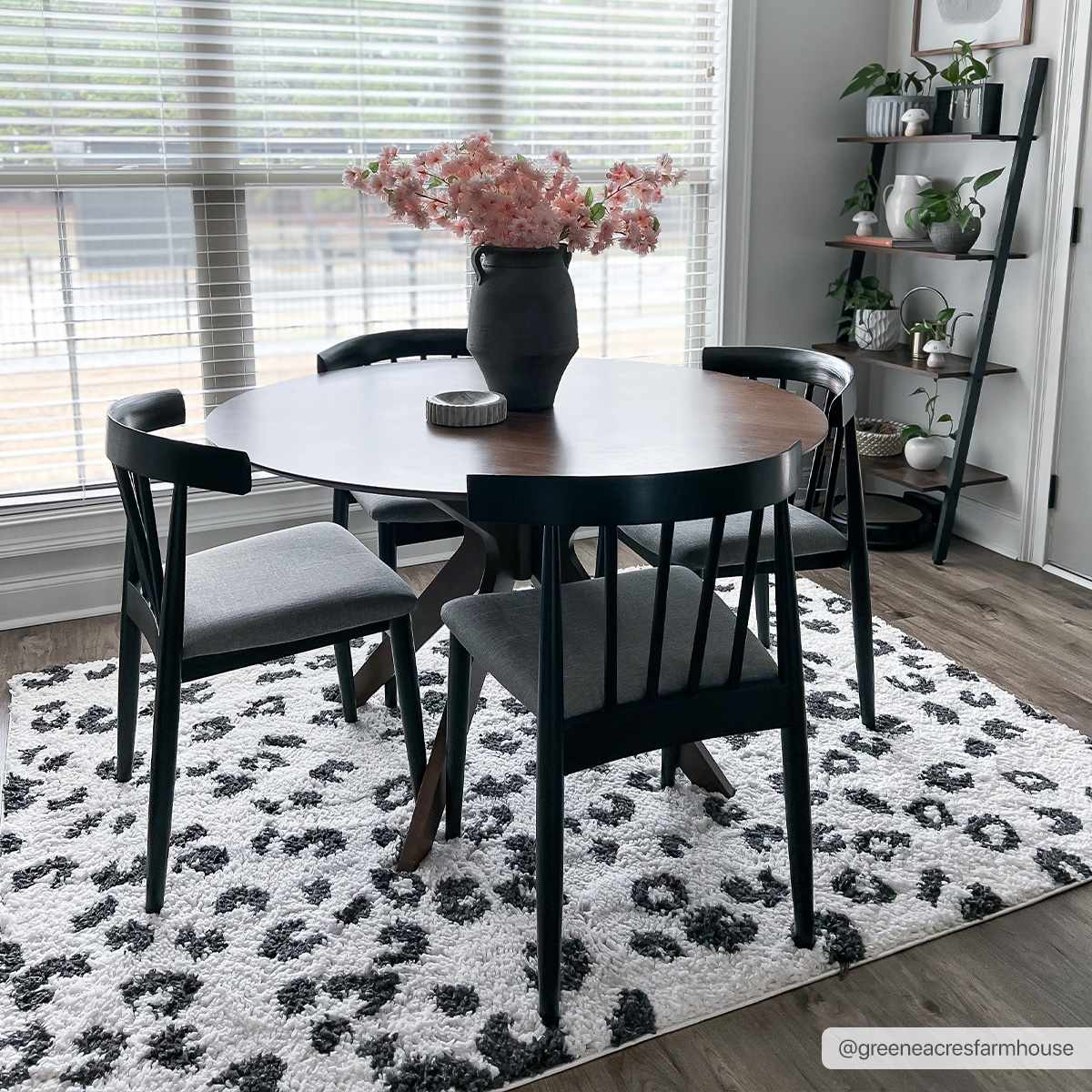 Zhen Black Spots Leopard Rug - Clearance