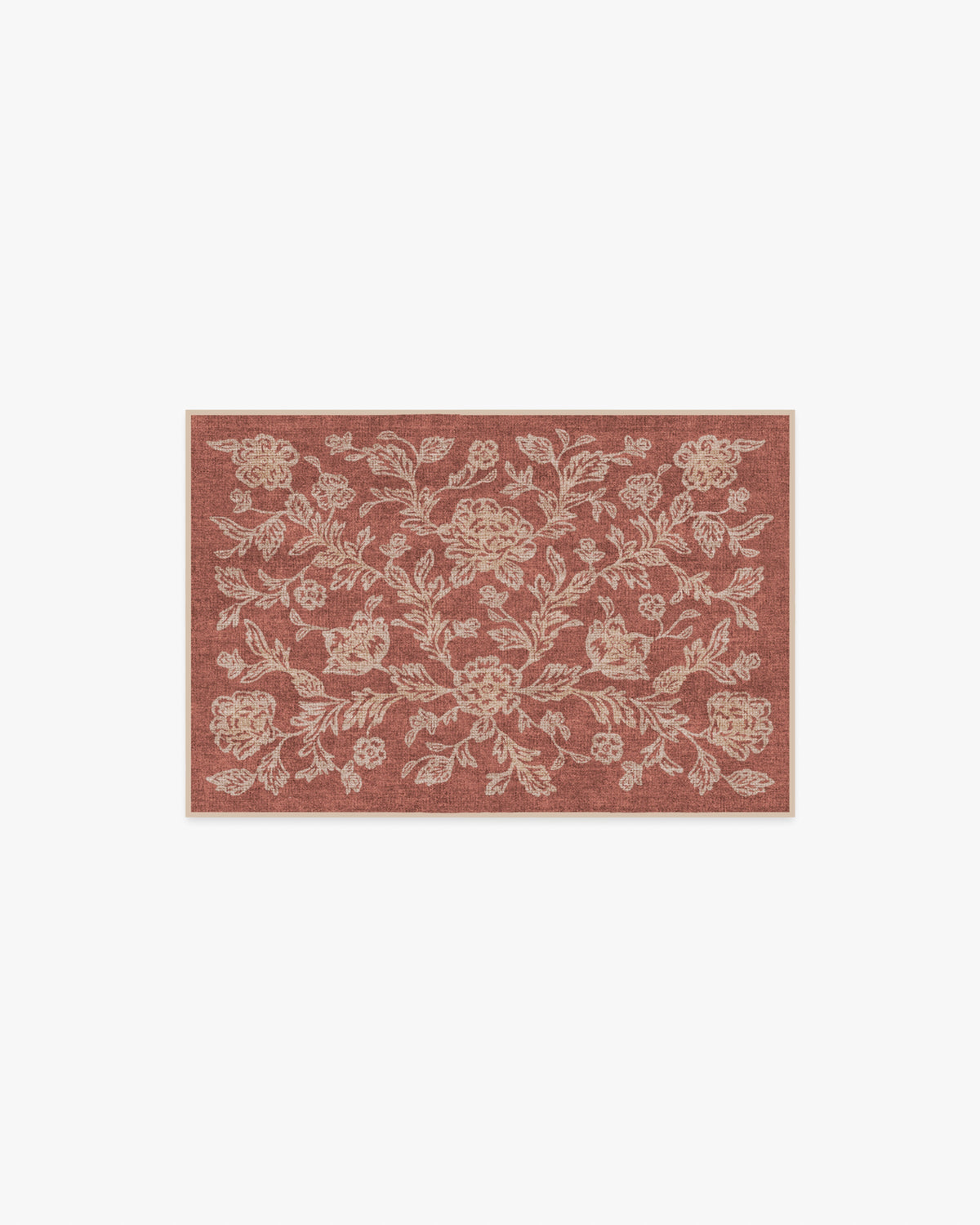 Zinnia Terracotta Flatwoven Rug