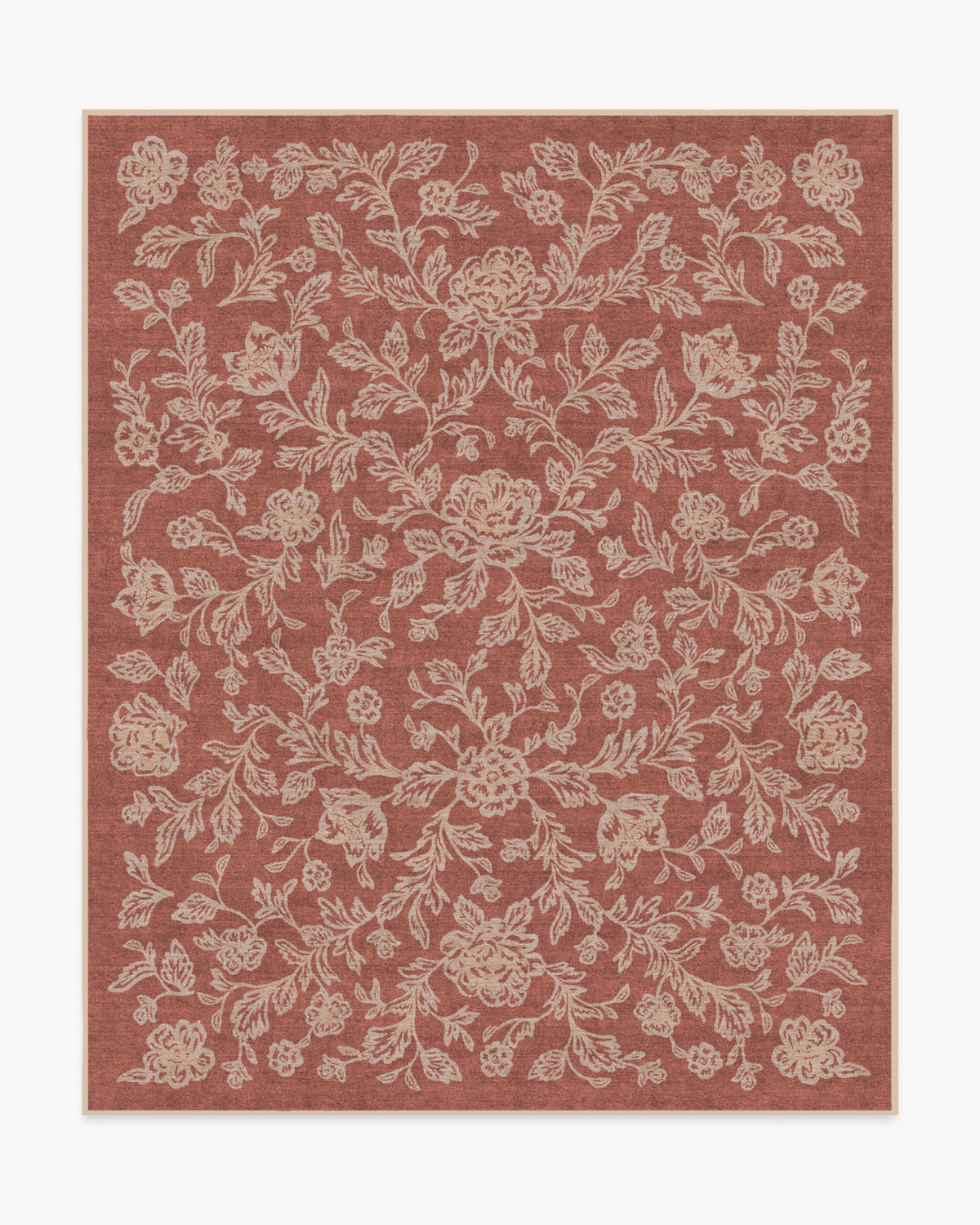 Zinnia Terracotta Flatwoven Rug