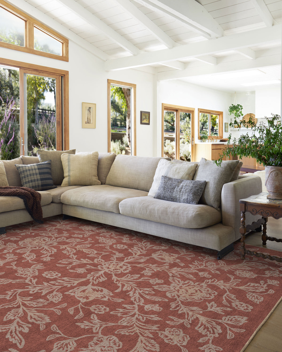 Zinnia Terracotta Rug