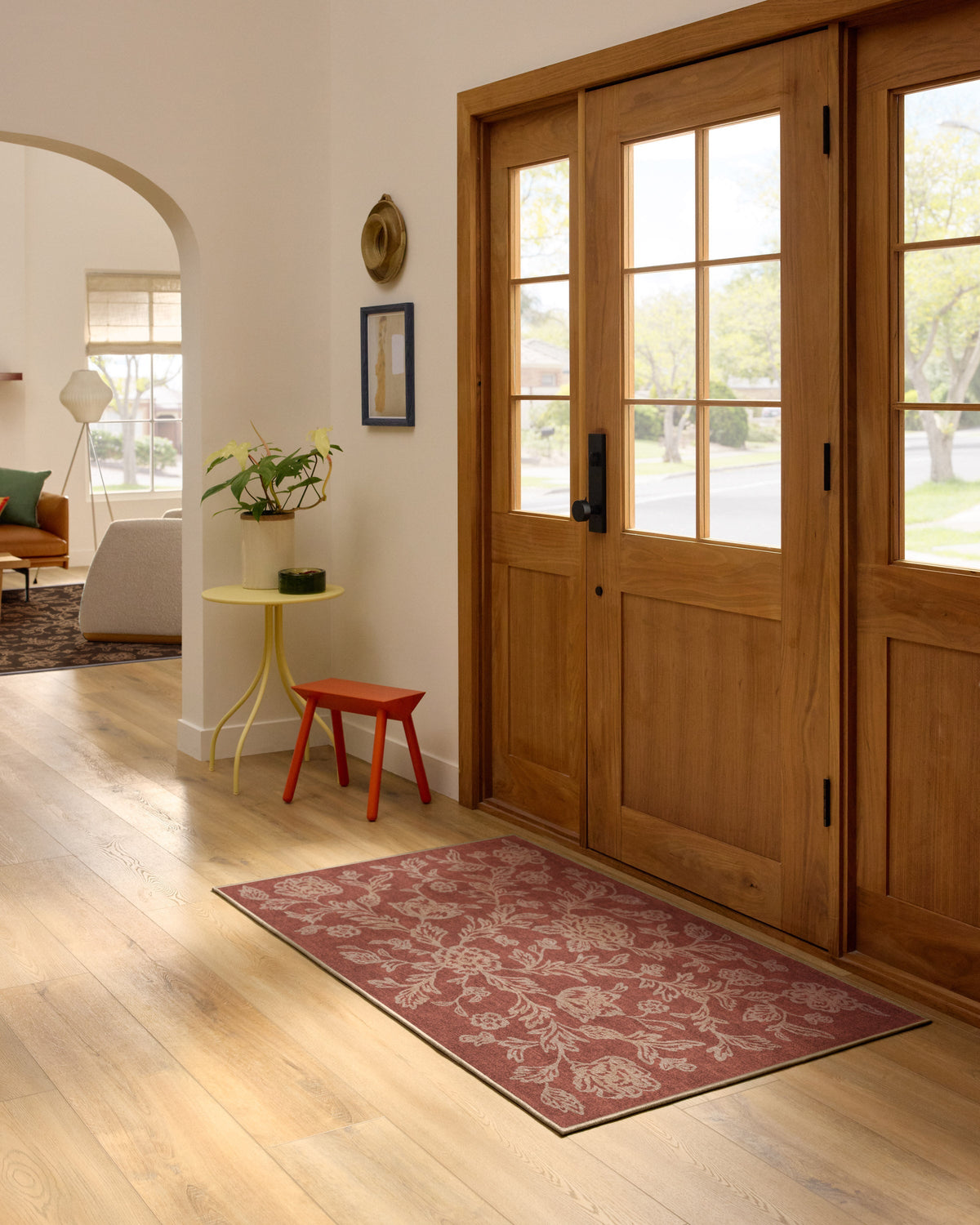 Zinnia Terracotta Flatwoven Rug